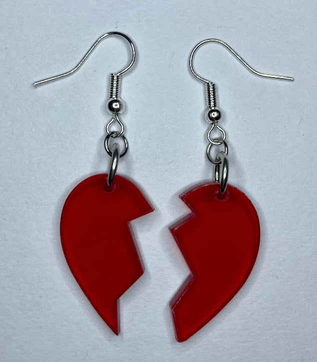 Broken Heart Earrings