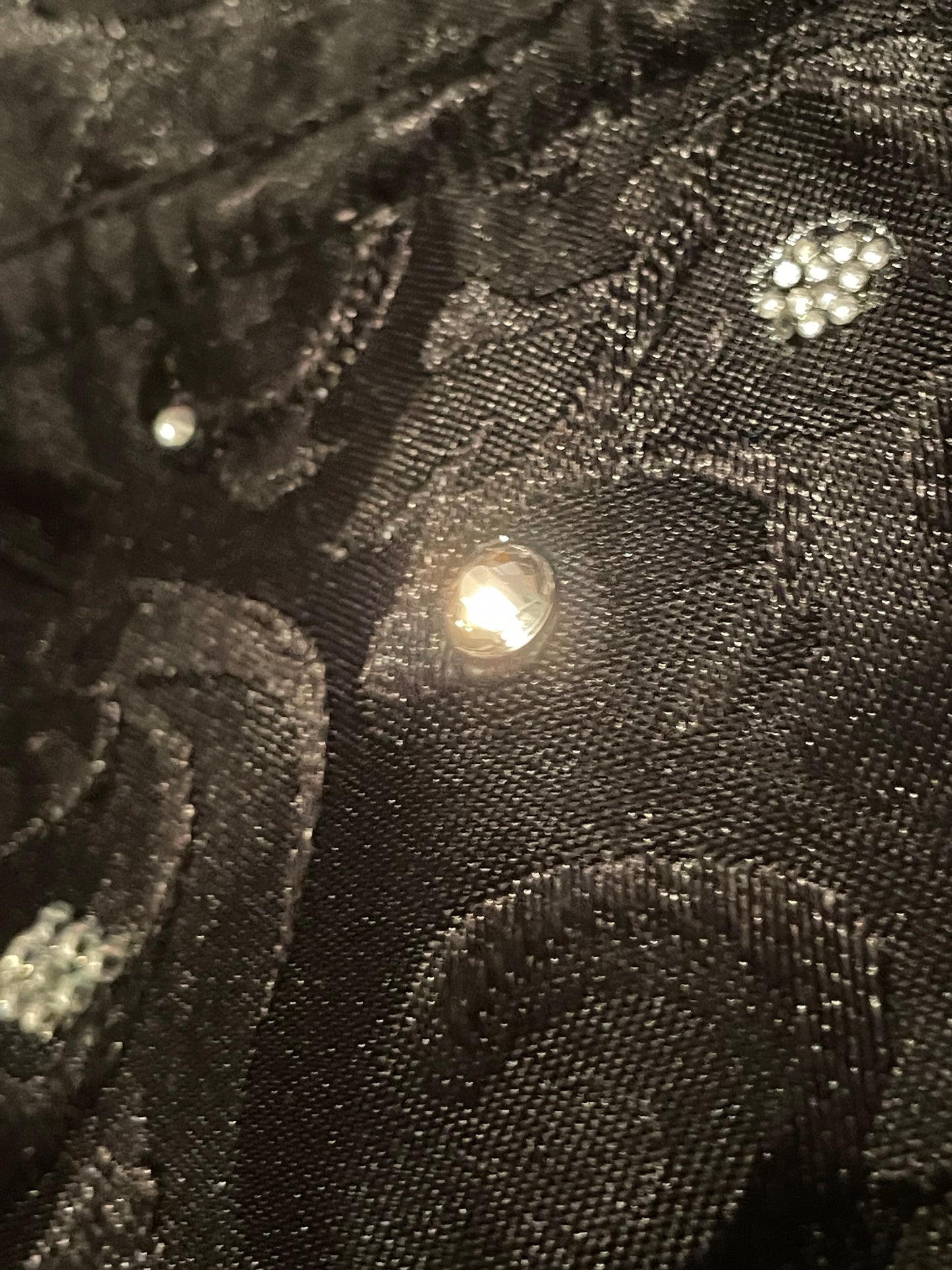 Sabrina Carpenter inspired Black Heart Cut Out Rhinestone Corset