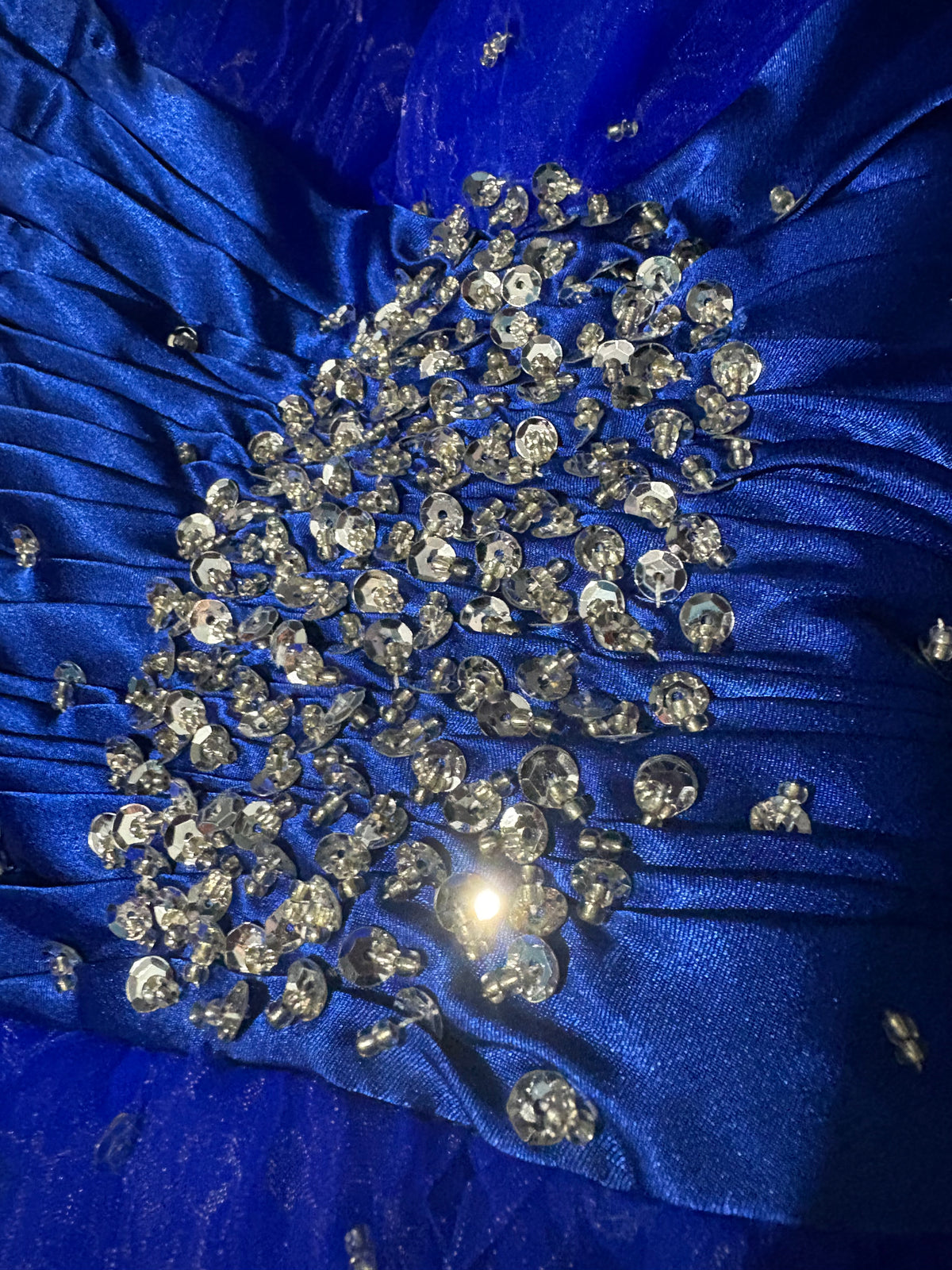 Royal Blue Corset Back Prom/Pagent Dress