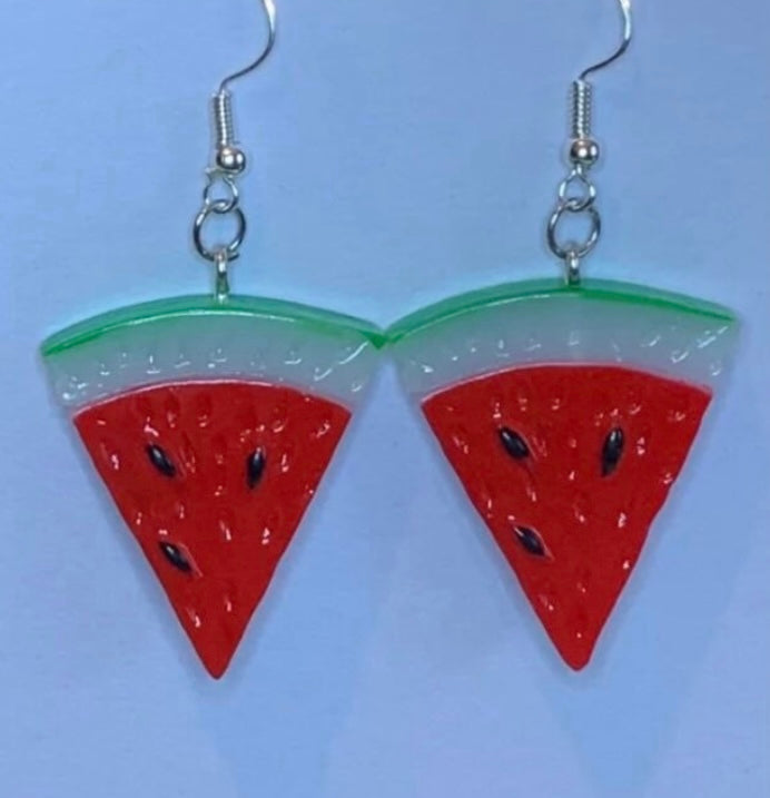 Watermelon Slice Earrings