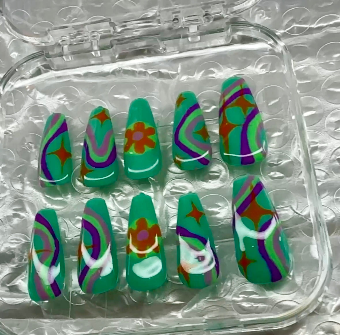 Scooby Doo Inspired Press On Nails