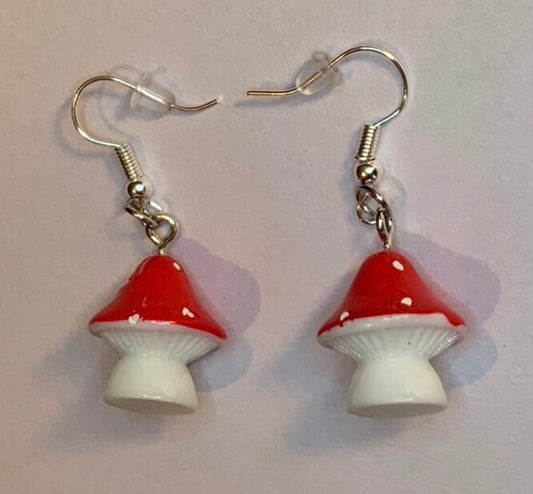 Fairy Mushroom Earrings