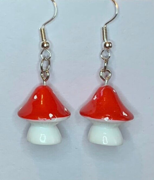 Fairy Mushroom Earrings