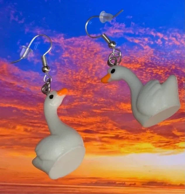 Goose Earrings