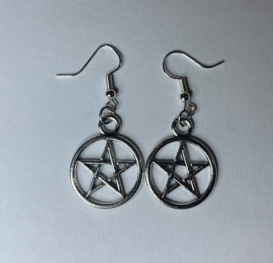 Pentagram Earrings